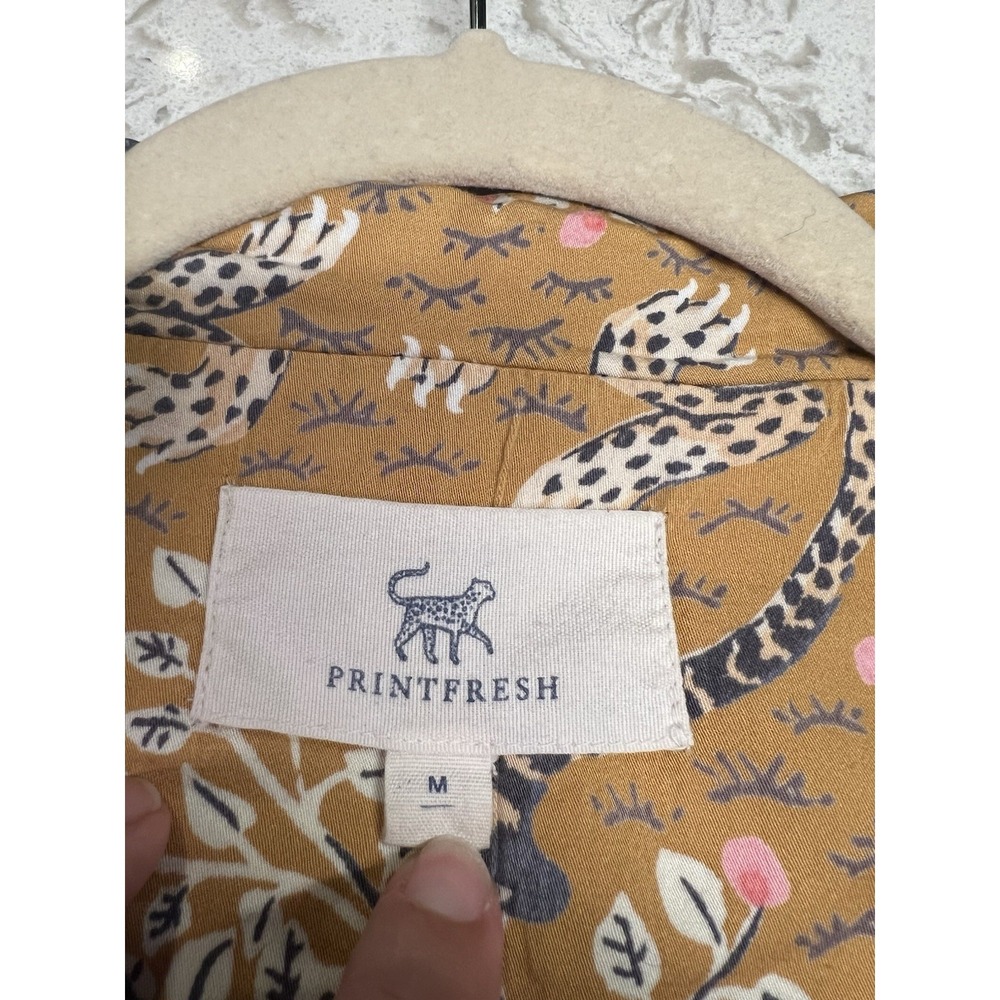 PRINTFRESH - Eco Satin Rittenhouse Set in Bagheera - Tobacco - Size M - Picture 7 of 16